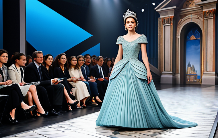 소피루비 관련 모바일 게임 - A cheerful young girl, fully clothed in a colorful princess dress, smiles while playing with a cute ...