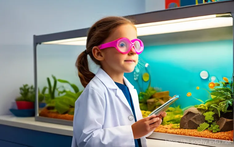 소피루비 캐릭터의 사회적 영향 - **Prompt 1: Sophie Ruby, the Aspiring Scientist.**
    A vibrant, medium shot of Sophie Ruby, an ima...