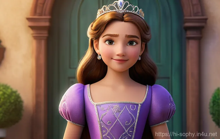 소피루비 TV 방영국 - The search results confirm details about Sofia, her friends (Clover, Minimus, Robin, Mia), her kingd...