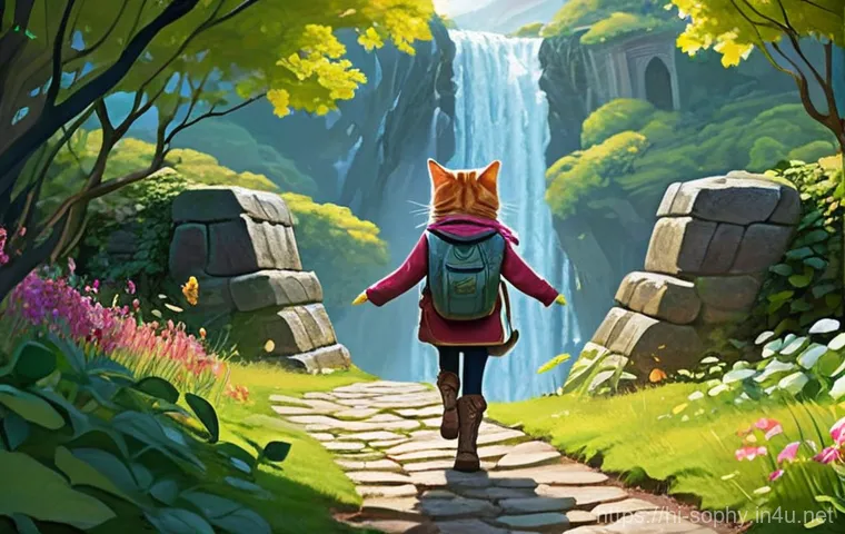 소피루비와 마법 아이템의 연결성 - **Prompt:** A captivating and dynamic illustration of Sophie Ruby, a courageous young girl with a fo...