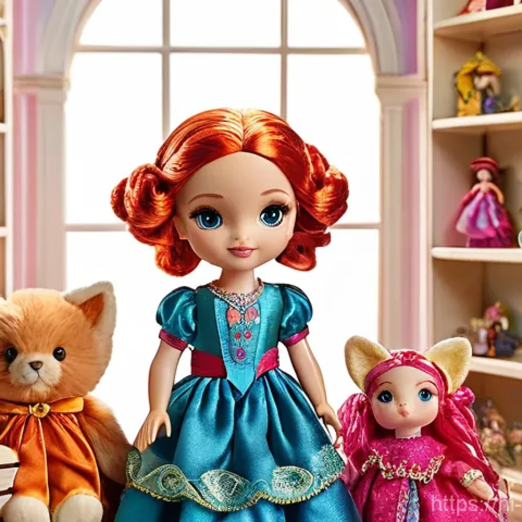 소피루비 팬 기념품 - **A Magical Transformation Doll Display.**
    Visualize an exquisitely detailed Sophie Ruby transfo...