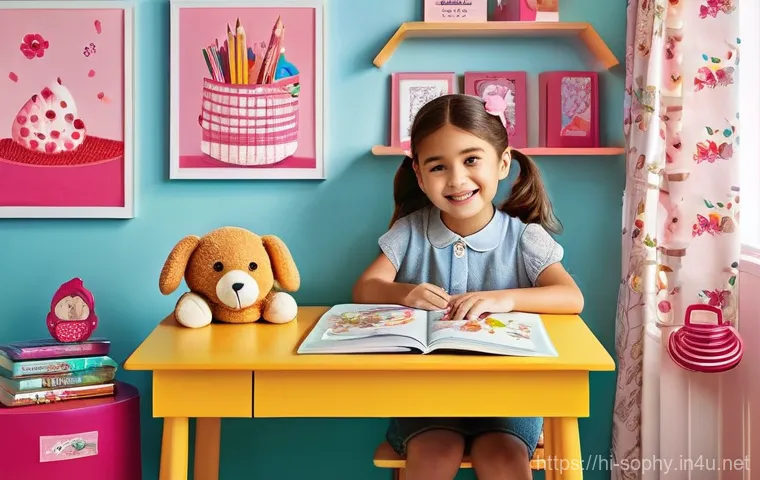 소피루비 팬 기념품 - **Cheerful School Day with Sophie Ruby Gear.**
    Picture a lively, diverse group of children, appr...