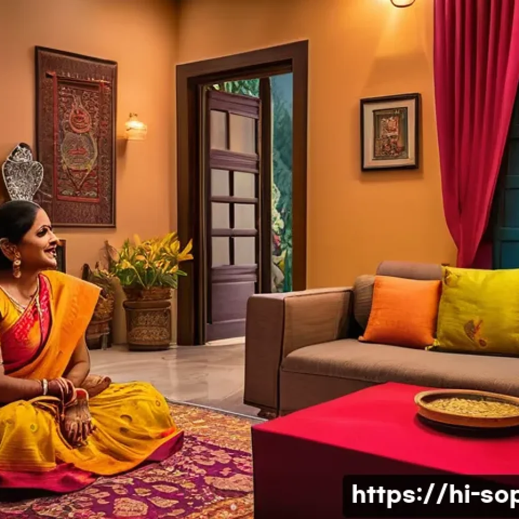 소피루비 스토리텔링 기법 - A warm, emotionally expressive scene depicting a storyteller engaging a diverse Hindi-speaking audie...