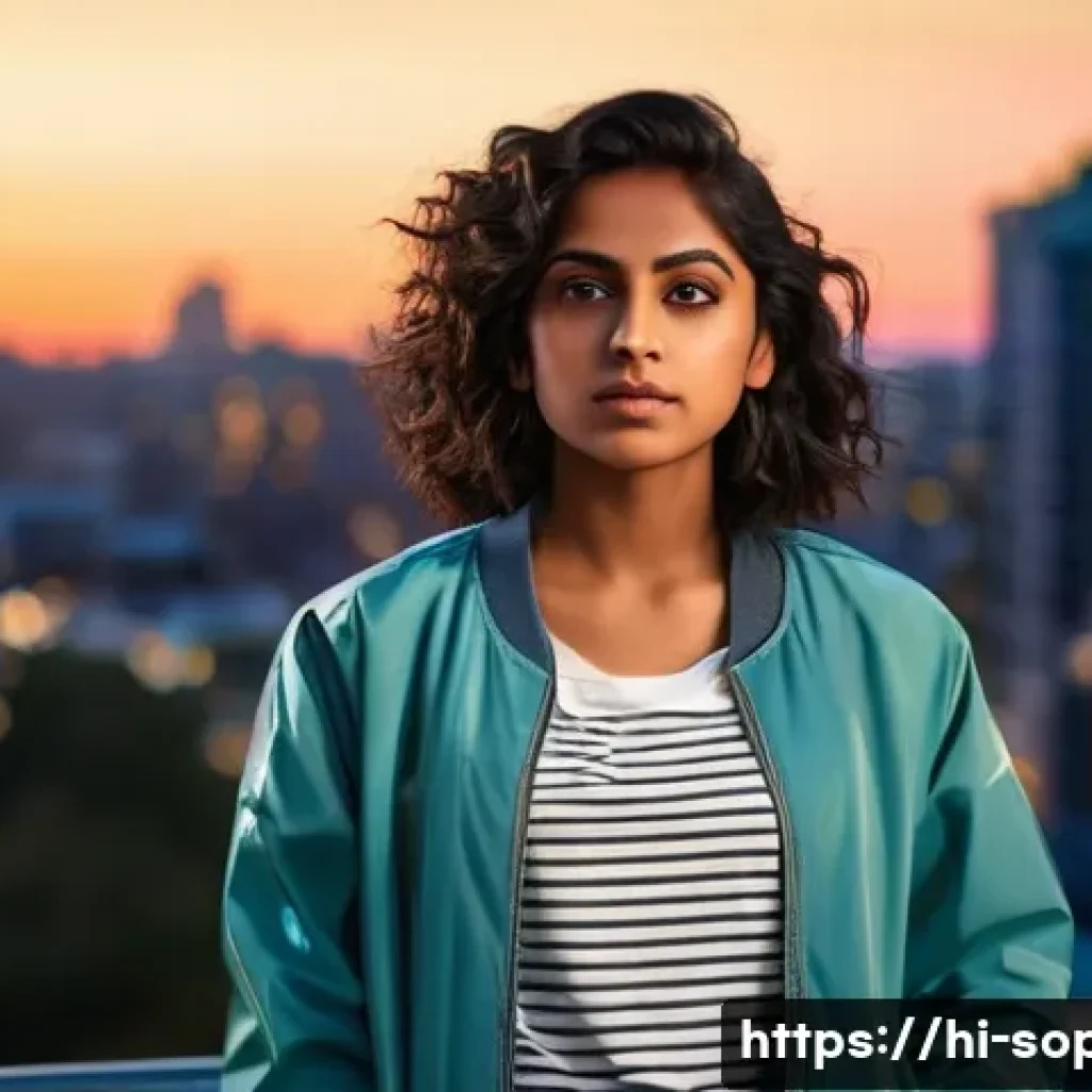 소피루비 방영 정보 - A strong and determined young Indian woman named Sophie Ruby, dressed in stylish casual attire and a...